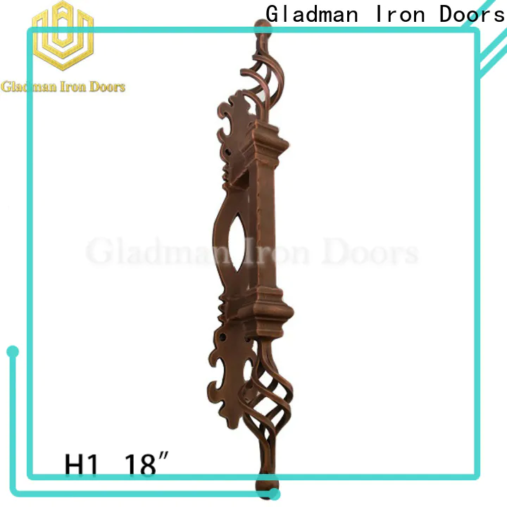 rich experience wrought iron door handles from China for retailer