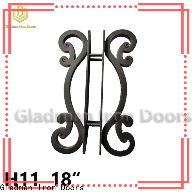 cheap wrought iron door handles from China for distribution