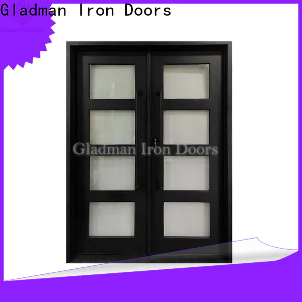 Gladman hot sale iron double door design one-stop services for home