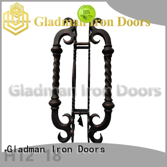 Gladman wrought iron door handles from China for distribution