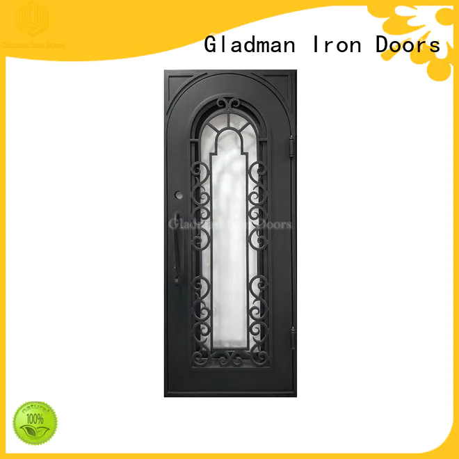 Gladman high-end quality single iron door design factory for sale