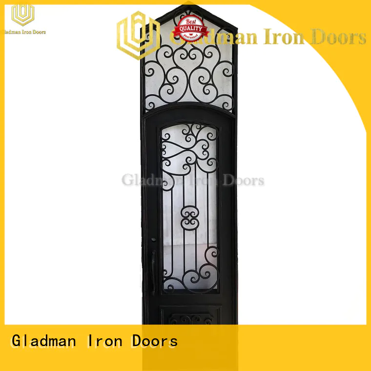 Gladman high-end quality wrought iron doors factory