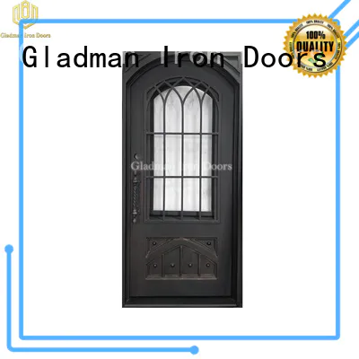 Gladman high quality wrought iron doors manufacturer for sale