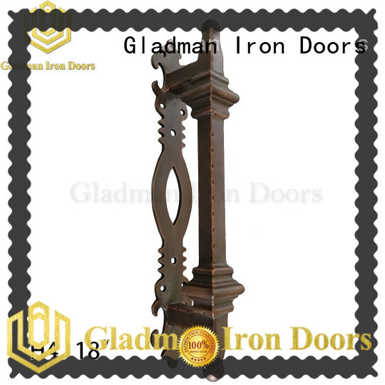 Gladman rich experience iron door handles from China for retailer
