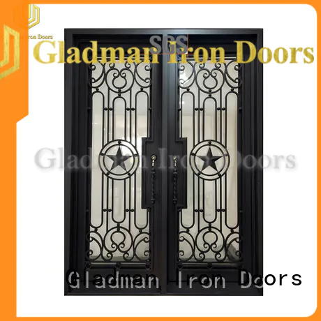 Gladman classic double iron doors wholesale for sale