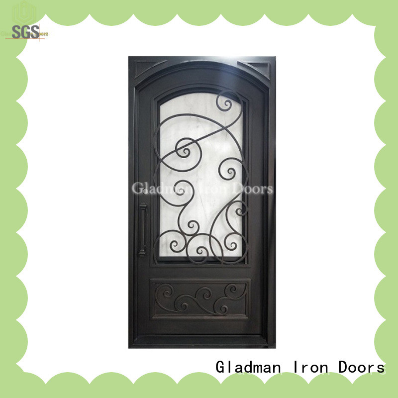high-end quality single iron door design one-stop services