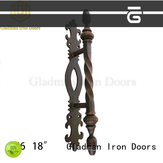 Gladman rich experience wrought iron door handles exporter for retailer