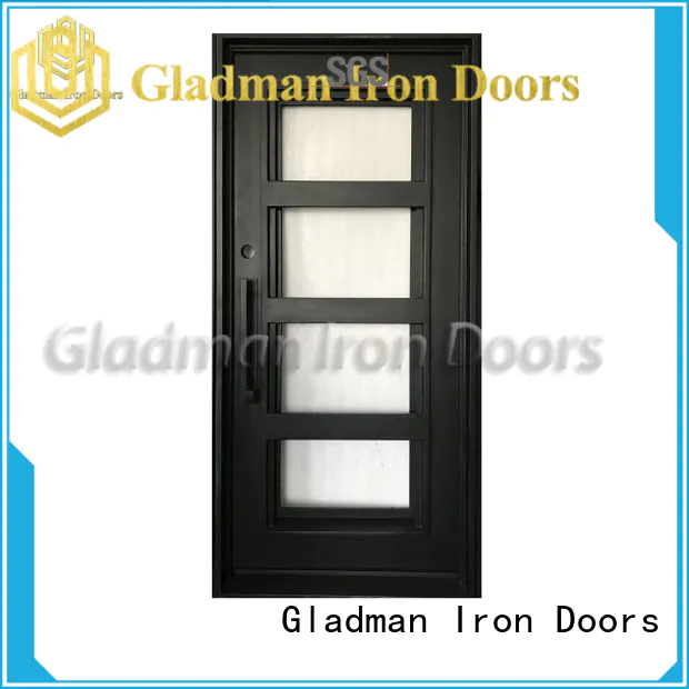 Gladman high-end quality wrought iron security doors one-stop services for sale