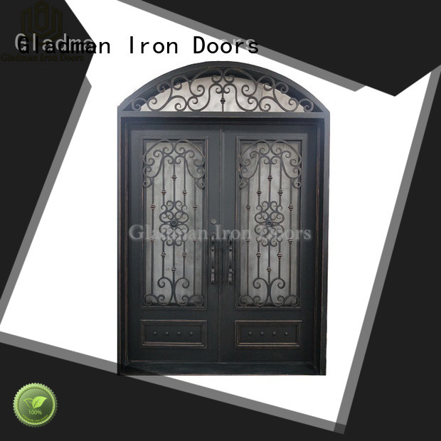 hot sale wrought iron door one-stop services for home