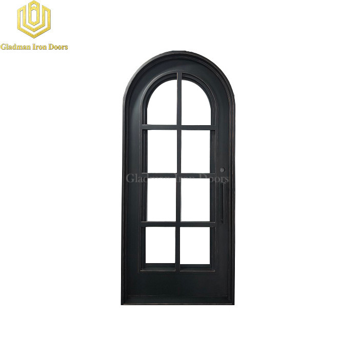 Popular French  Hand Made Iron Single Door  Sound Insulation Stock Size